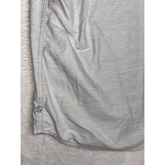 AG Adriano Goldschmied Mens Grey Heathered Flannel Plaid Lined Shirt Size Medium - Picture 8 of 14